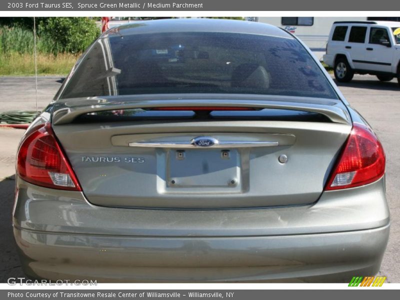 Spruce Green Metallic / Medium Parchment 2003 Ford Taurus SES