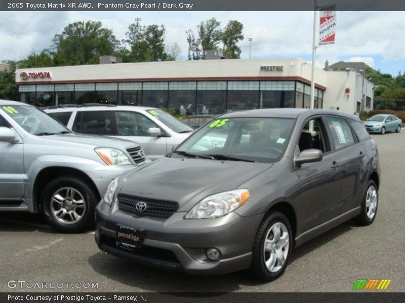 Phantom Gray Pearl / Dark Gray 2005 Toyota Matrix XR AWD