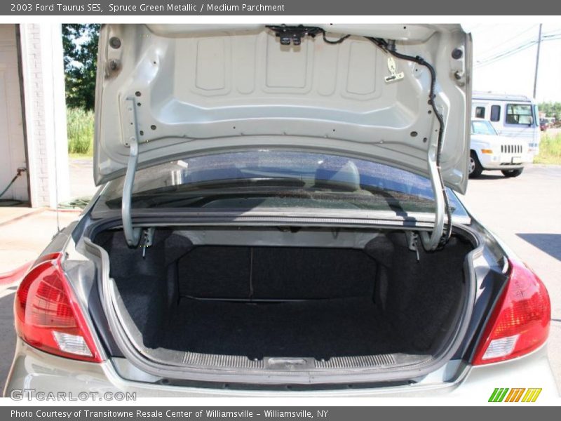 Spruce Green Metallic / Medium Parchment 2003 Ford Taurus SES