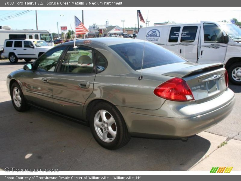 Spruce Green Metallic / Medium Parchment 2003 Ford Taurus SES