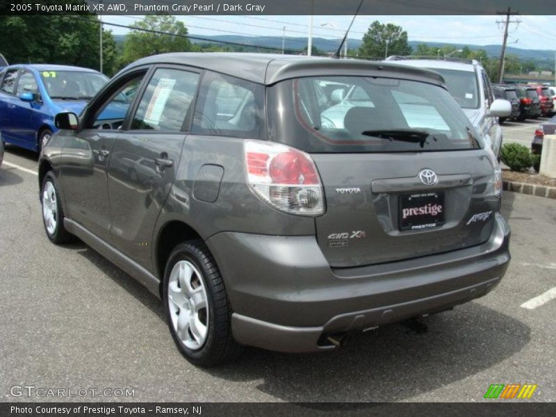 Phantom Gray Pearl / Dark Gray 2005 Toyota Matrix XR AWD