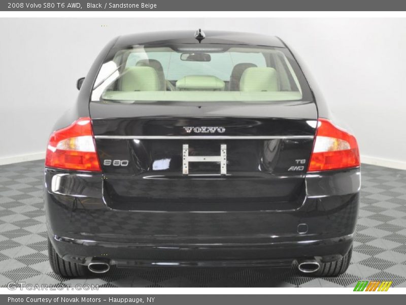 Black / Sandstone Beige 2008 Volvo S80 T6 AWD