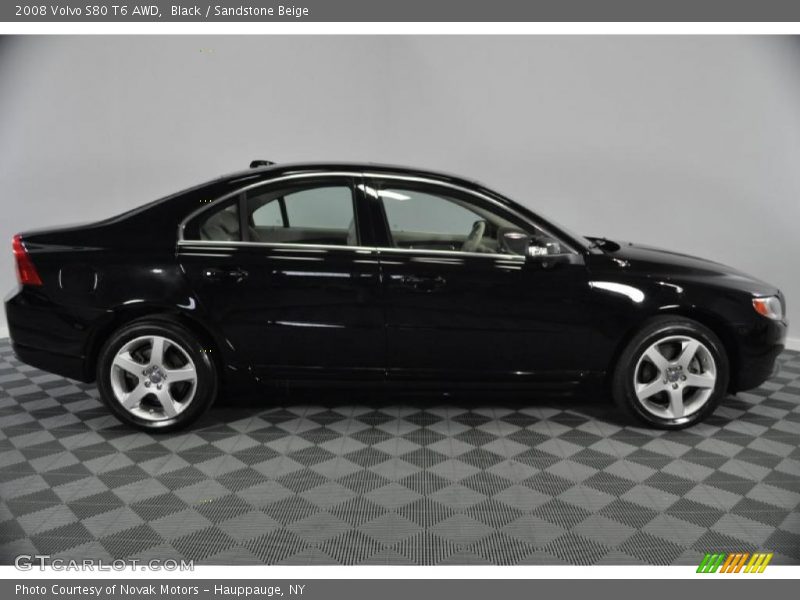 Black / Sandstone Beige 2008 Volvo S80 T6 AWD