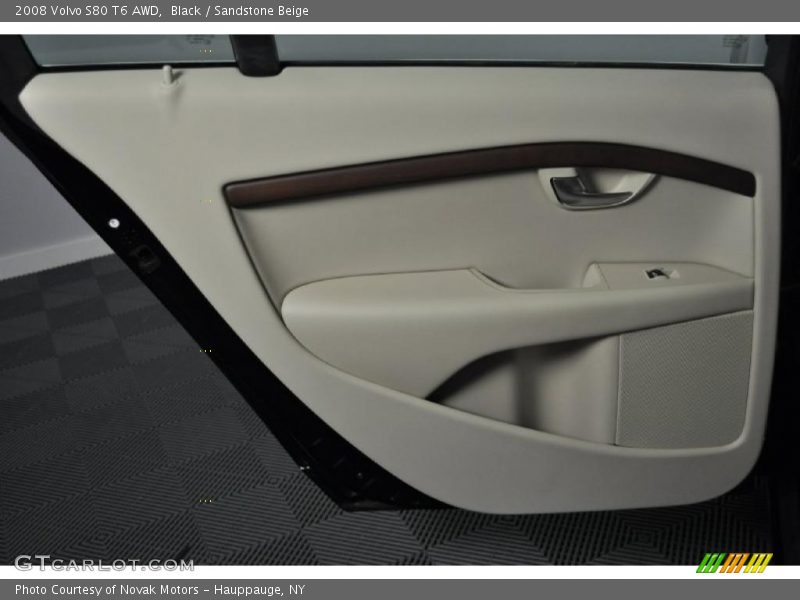 Black / Sandstone Beige 2008 Volvo S80 T6 AWD