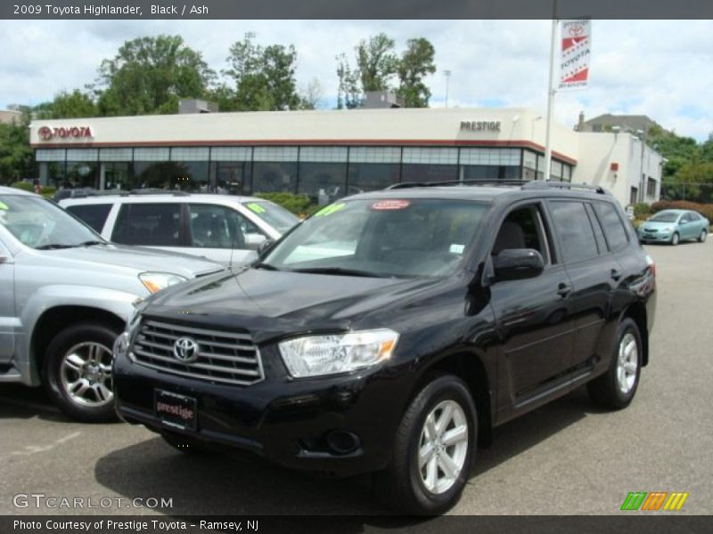 Black / Ash 2009 Toyota Highlander