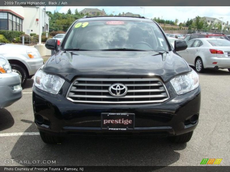 Black / Ash 2009 Toyota Highlander