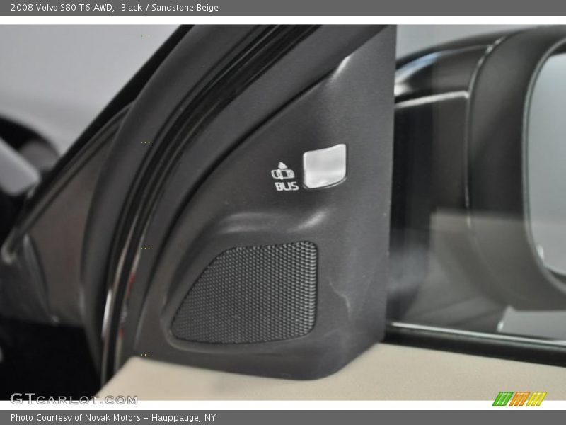 Black / Sandstone Beige 2008 Volvo S80 T6 AWD
