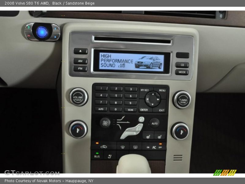 Black / Sandstone Beige 2008 Volvo S80 T6 AWD