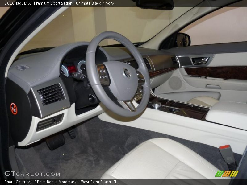 Ultimate Black / Ivory 2010 Jaguar XF Premium Sport Sedan