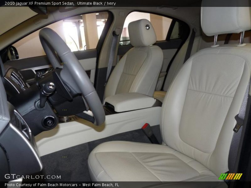 Ultimate Black / Ivory 2010 Jaguar XF Premium Sport Sedan