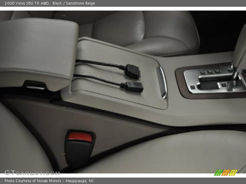Black / Sandstone Beige 2008 Volvo S80 T6 AWD