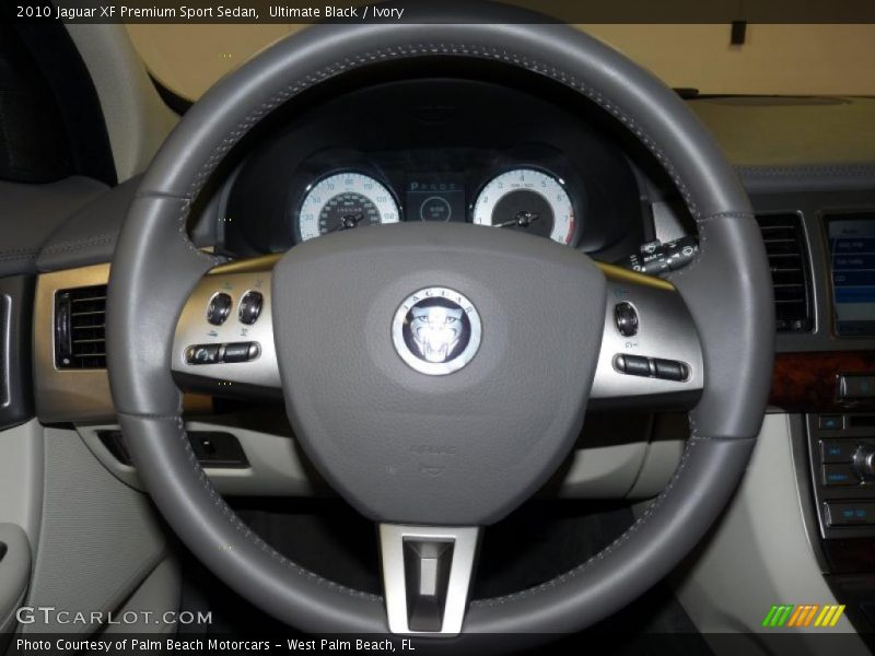 Ultimate Black / Ivory 2010 Jaguar XF Premium Sport Sedan