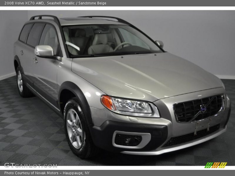 Seashell Metallic / Sandstone Beige 2008 Volvo XC70 AWD