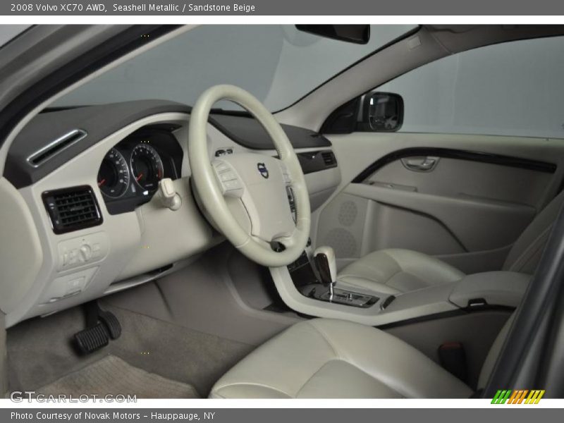 Seashell Metallic / Sandstone Beige 2008 Volvo XC70 AWD