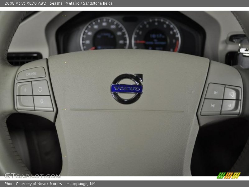 Seashell Metallic / Sandstone Beige 2008 Volvo XC70 AWD