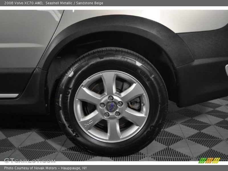 Seashell Metallic / Sandstone Beige 2008 Volvo XC70 AWD