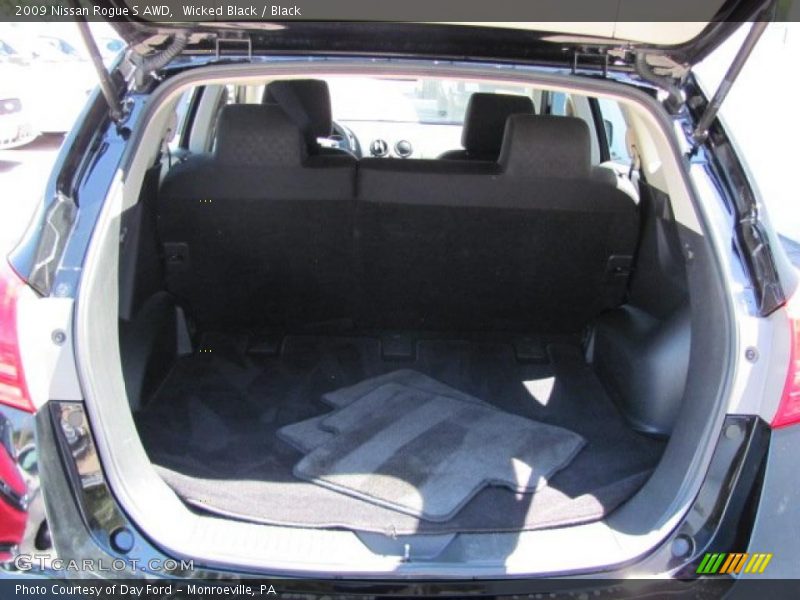 Wicked Black / Black 2009 Nissan Rogue S AWD