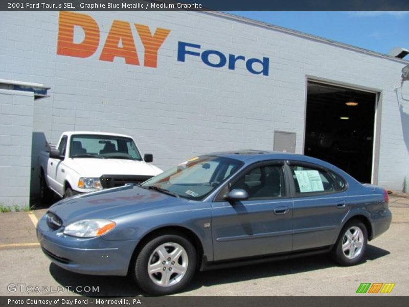 Graphite Blue Metallic / Medium Graphite 2001 Ford Taurus SEL