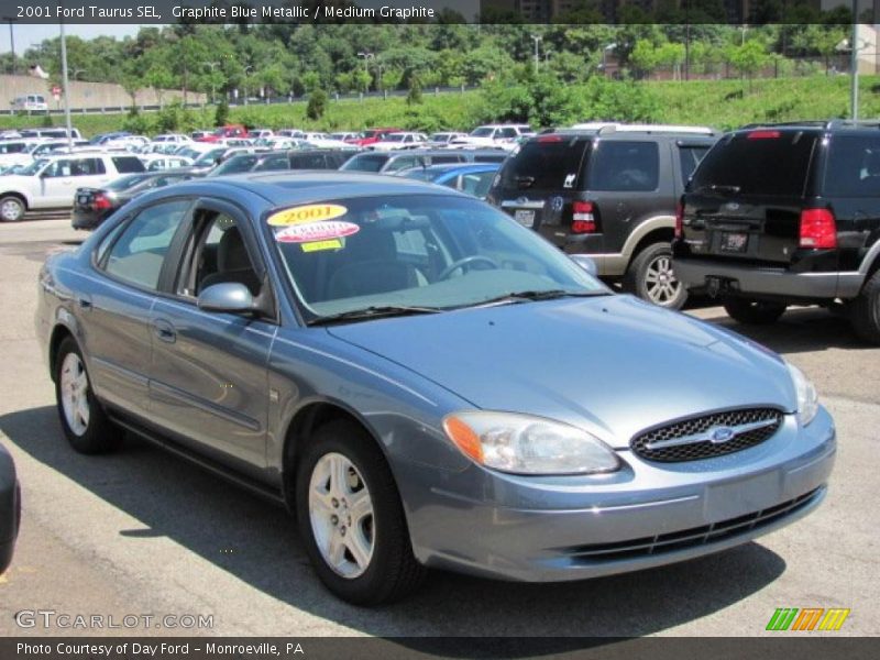Graphite Blue Metallic / Medium Graphite 2001 Ford Taurus SEL