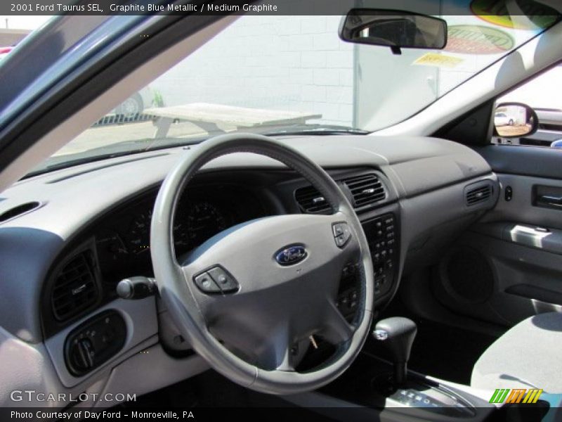 Graphite Blue Metallic / Medium Graphite 2001 Ford Taurus SEL