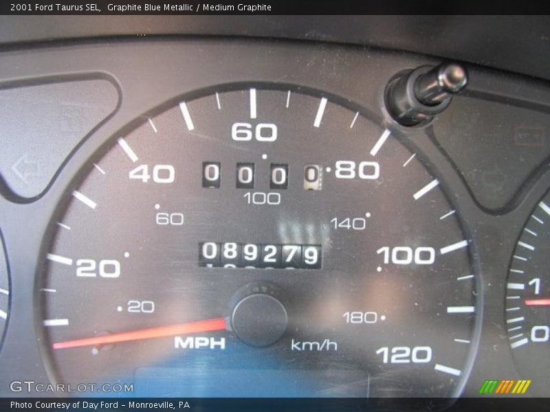 Graphite Blue Metallic / Medium Graphite 2001 Ford Taurus SEL