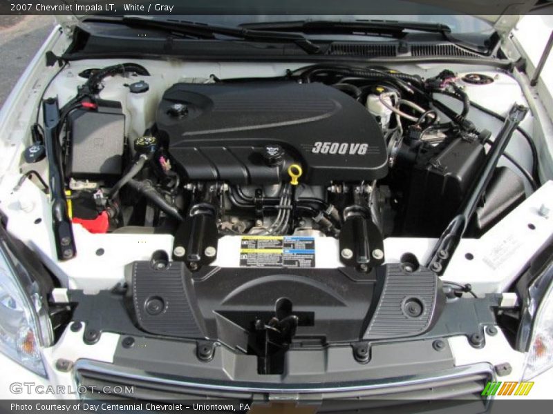 White / Gray 2007 Chevrolet Impala LT