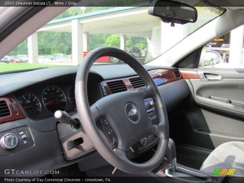 White / Gray 2007 Chevrolet Impala LT