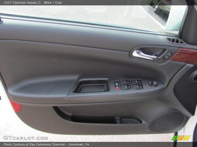 White / Gray 2007 Chevrolet Impala LT