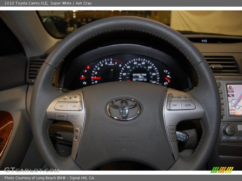 Super White / Ash Gray 2010 Toyota Camry XLE