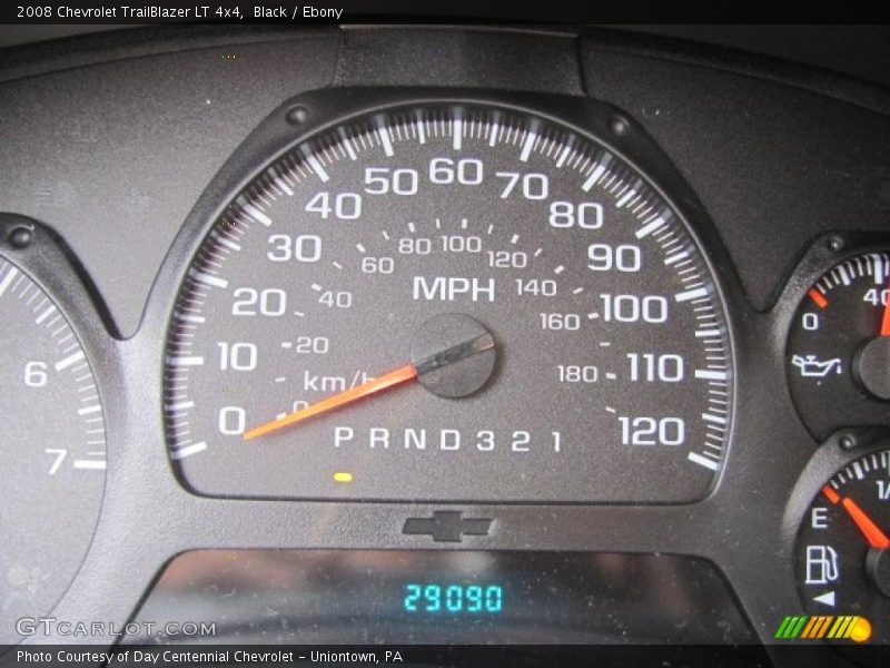 Black / Ebony 2008 Chevrolet TrailBlazer LT 4x4