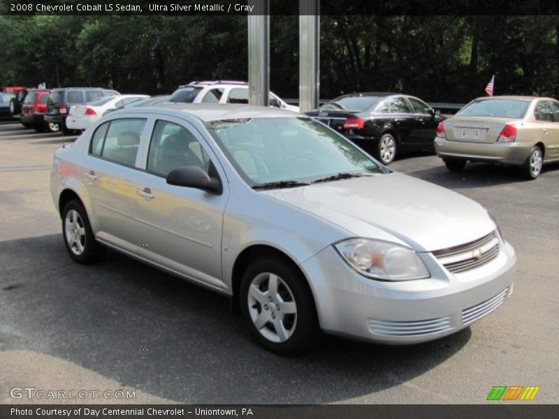 Ultra Silver Metallic / Gray 2008 Chevrolet Cobalt LS Sedan