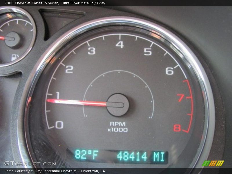 Ultra Silver Metallic / Gray 2008 Chevrolet Cobalt LS Sedan
