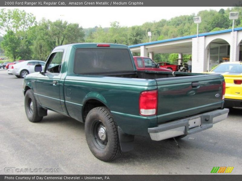 Amazon Green Metallic / Medium Graphite 2000 Ford Ranger XL Regular Cab