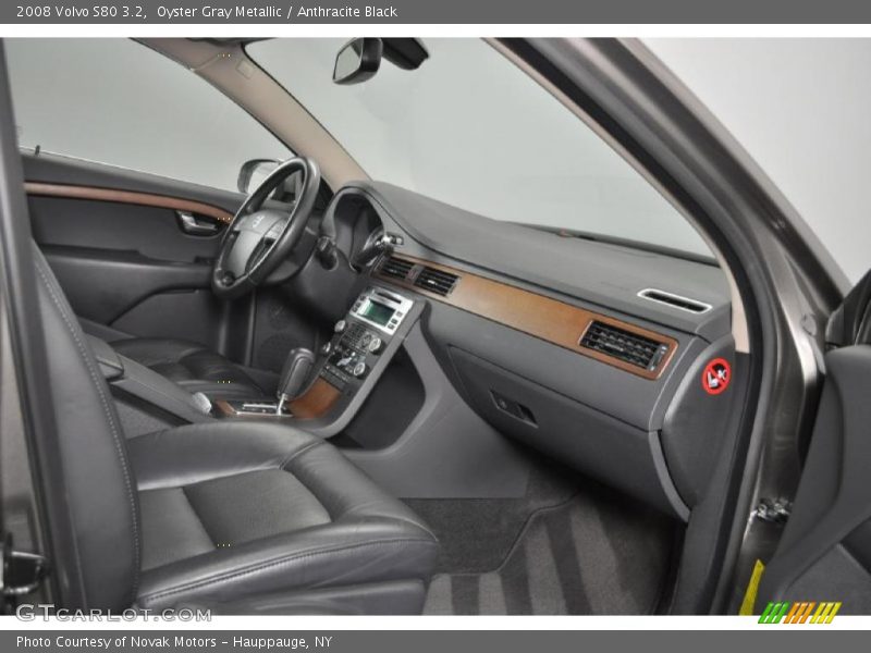 Oyster Gray Metallic / Anthracite Black 2008 Volvo S80 3.2