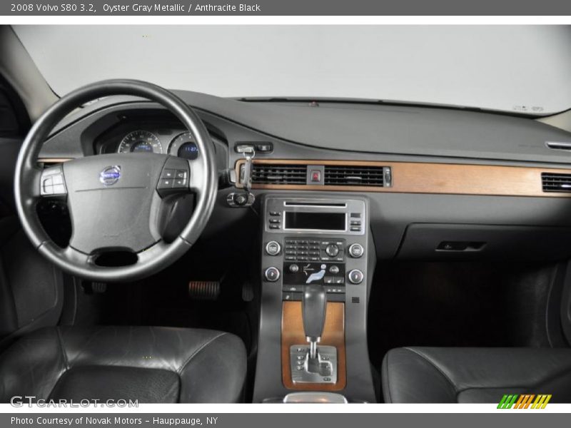 Oyster Gray Metallic / Anthracite Black 2008 Volvo S80 3.2