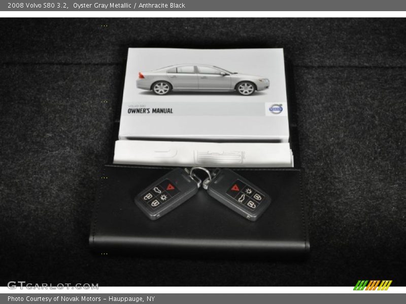 Oyster Gray Metallic / Anthracite Black 2008 Volvo S80 3.2