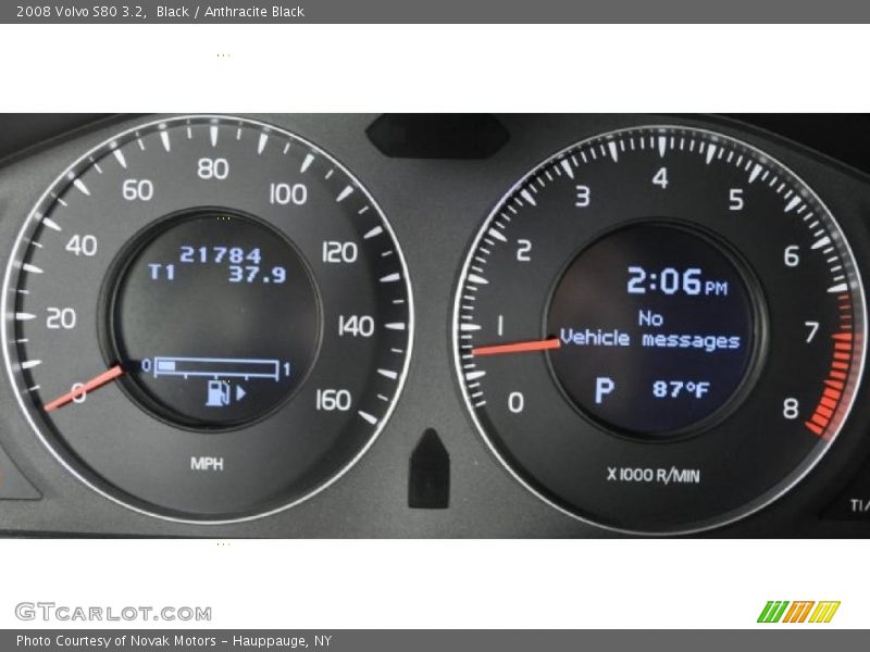 Black / Anthracite Black 2008 Volvo S80 3.2
