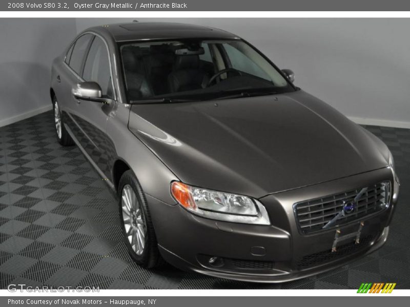 Oyster Gray Metallic / Anthracite Black 2008 Volvo S80 3.2