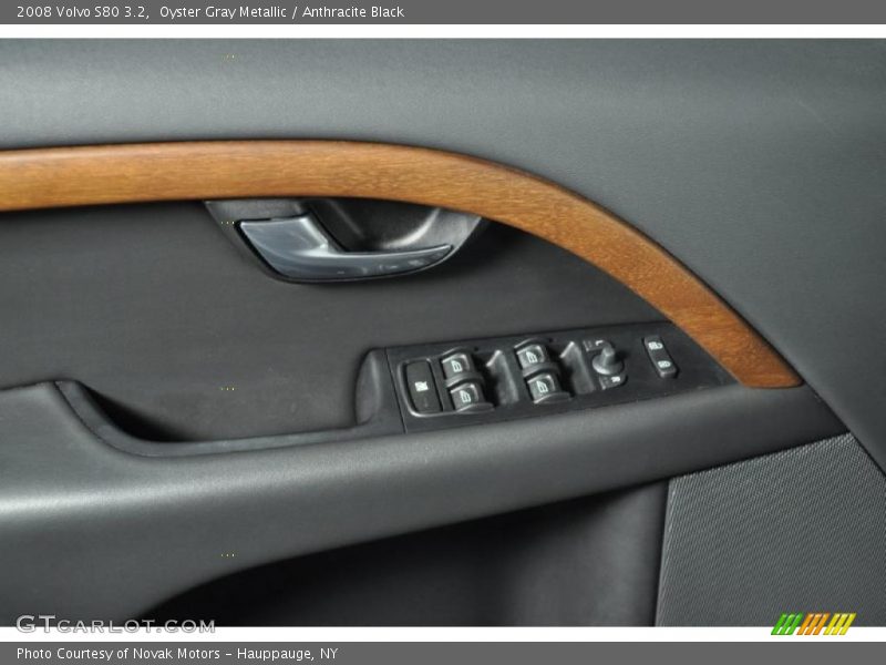 Oyster Gray Metallic / Anthracite Black 2008 Volvo S80 3.2