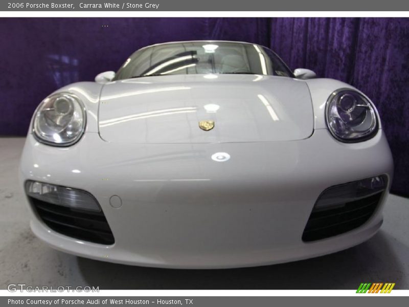 Carrara White / Stone Grey 2006 Porsche Boxster