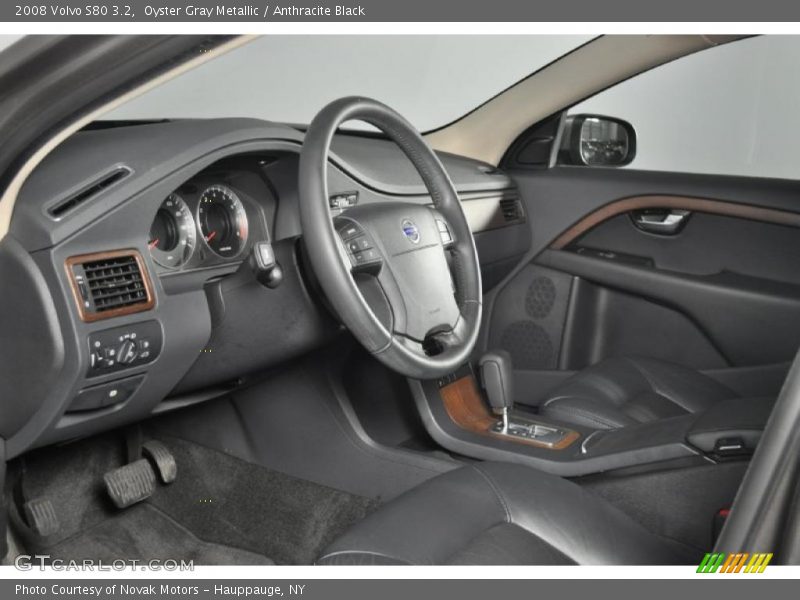 Oyster Gray Metallic / Anthracite Black 2008 Volvo S80 3.2