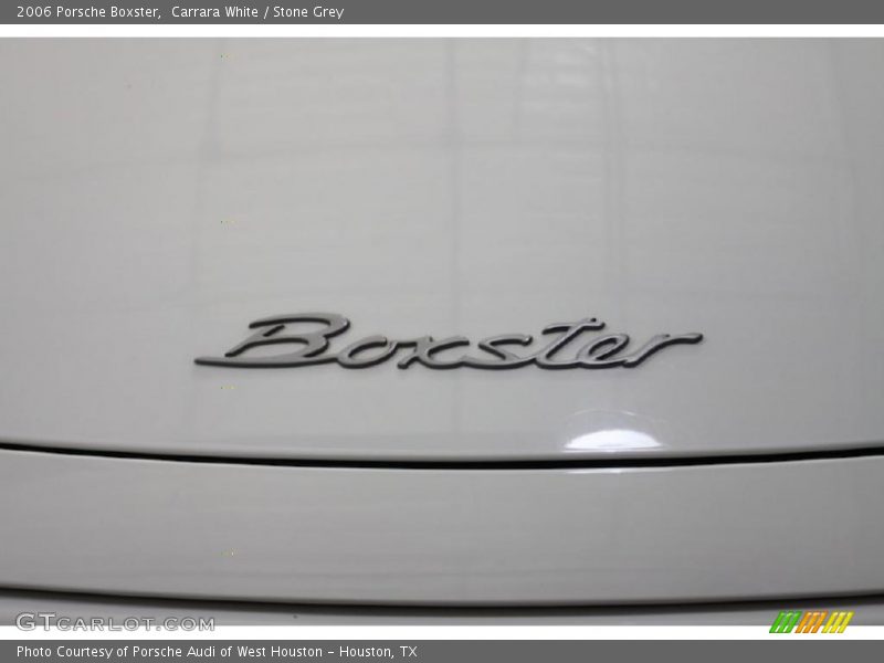 Carrara White / Stone Grey 2006 Porsche Boxster
