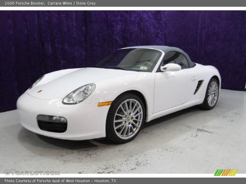 Carrara White / Stone Grey 2006 Porsche Boxster