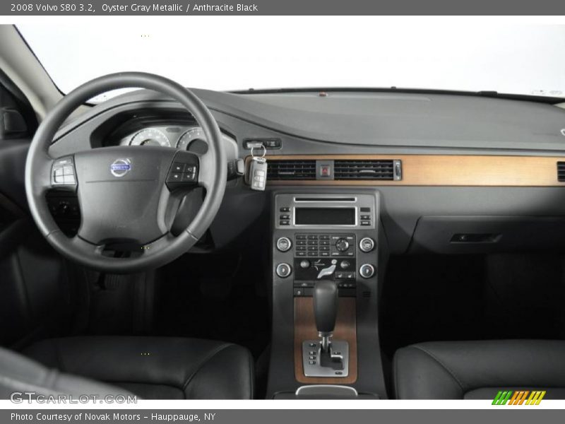 Oyster Gray Metallic / Anthracite Black 2008 Volvo S80 3.2