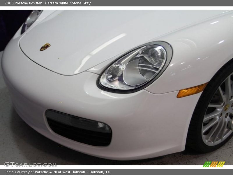 Carrara White / Stone Grey 2006 Porsche Boxster