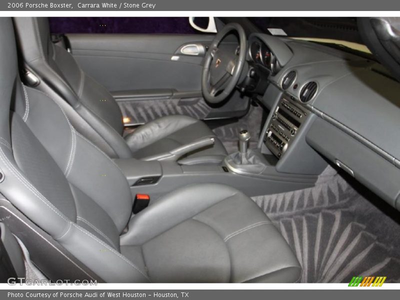 Carrara White / Stone Grey 2006 Porsche Boxster