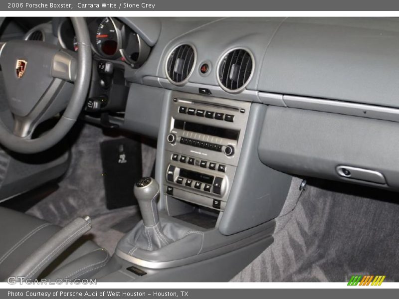 Carrara White / Stone Grey 2006 Porsche Boxster