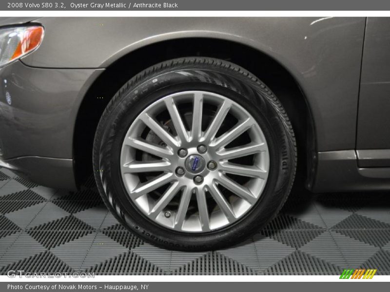 Oyster Gray Metallic / Anthracite Black 2008 Volvo S80 3.2