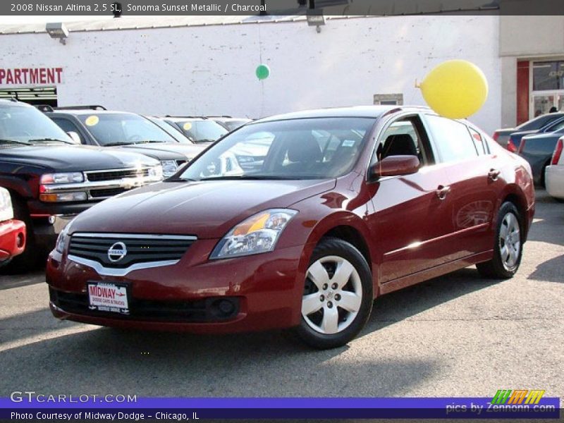 Sonoma Sunset Metallic / Charcoal 2008 Nissan Altima 2.5 SL