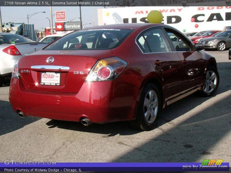 Sonoma Sunset Metallic / Charcoal 2008 Nissan Altima 2.5 SL
